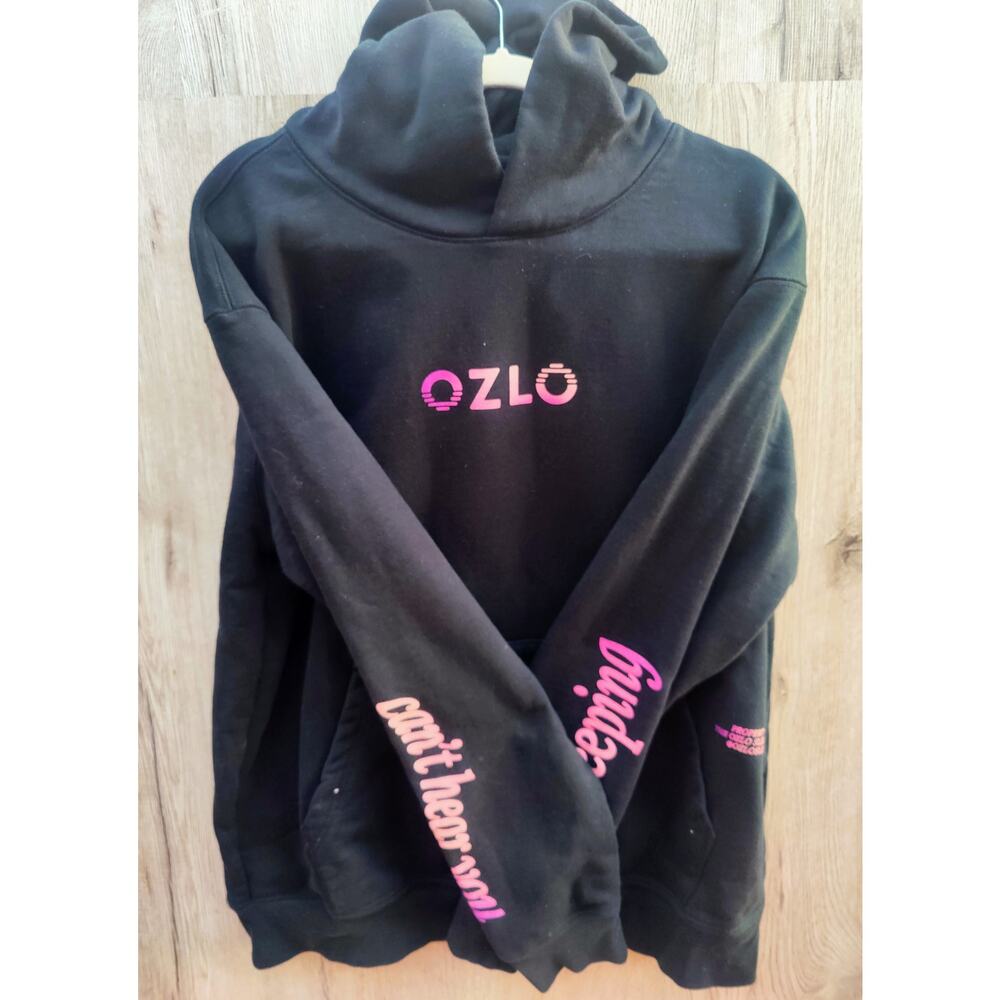 Ozlo‎ Sleep "Can't Hear You I'm Sleeping" Hoodie Tech Streetwear Loungewear L